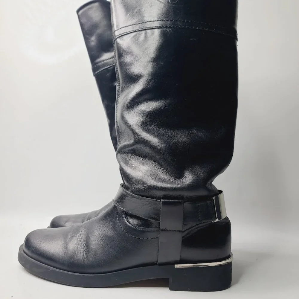 Zara girl leather